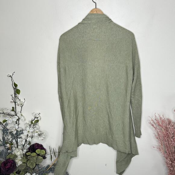 LULULEMON Cashlu Knit Wrap Heathered Rosemary Green Sz XS/S {E37} - Picture 4 of 5